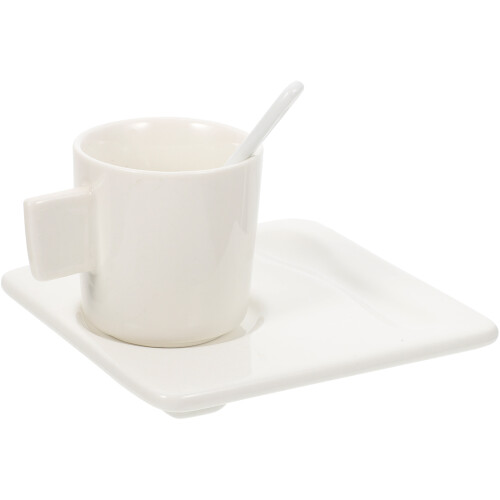 2Conjuntos Conjunto De Canecas Brancas Cerâmica Para Café Latte E 1