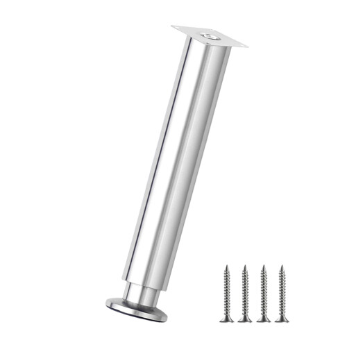 Pied de nivellement de meubles réglable, polyvalent,-Argent