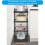 Armoire de cuisine, support de rangement réglable,-2 niveaux 7