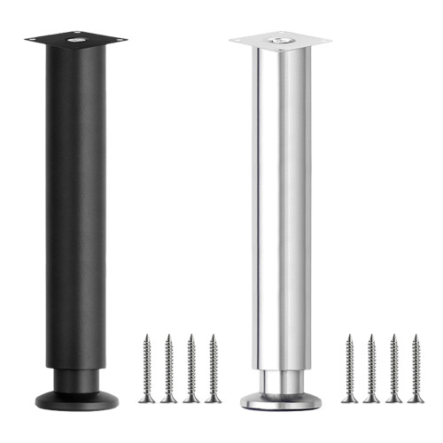 Pieds de meubles réglables de 30 à 31 cm, Support de Table-Noir 1