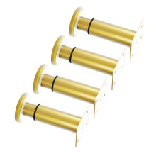 Set mit 4 goldfarbenen ausziehbaren Möbelbeinen,-25 bis 42 cm