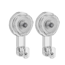 Multipurpose Suction Cup Hook Secure Hold-Transparent color