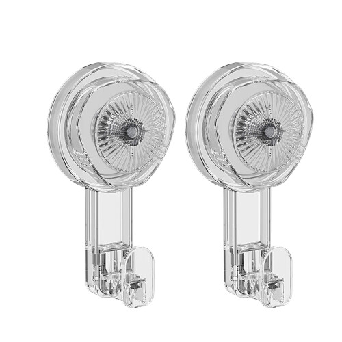 Multipurpose Suction Cup Hook Secure Hold-Transparent color