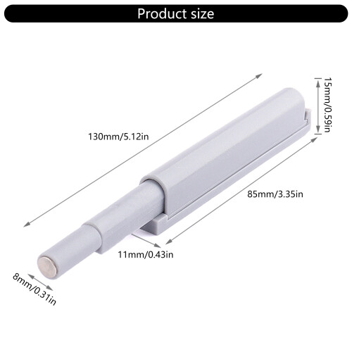 16 Stück Nylon-Türdämpfer für Soft-Close-Schränke, 2