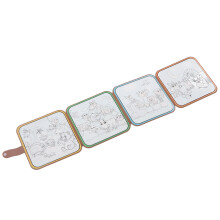 Folding Erasable Doodle Book for Kids, Reusable Zoo Drawing Game