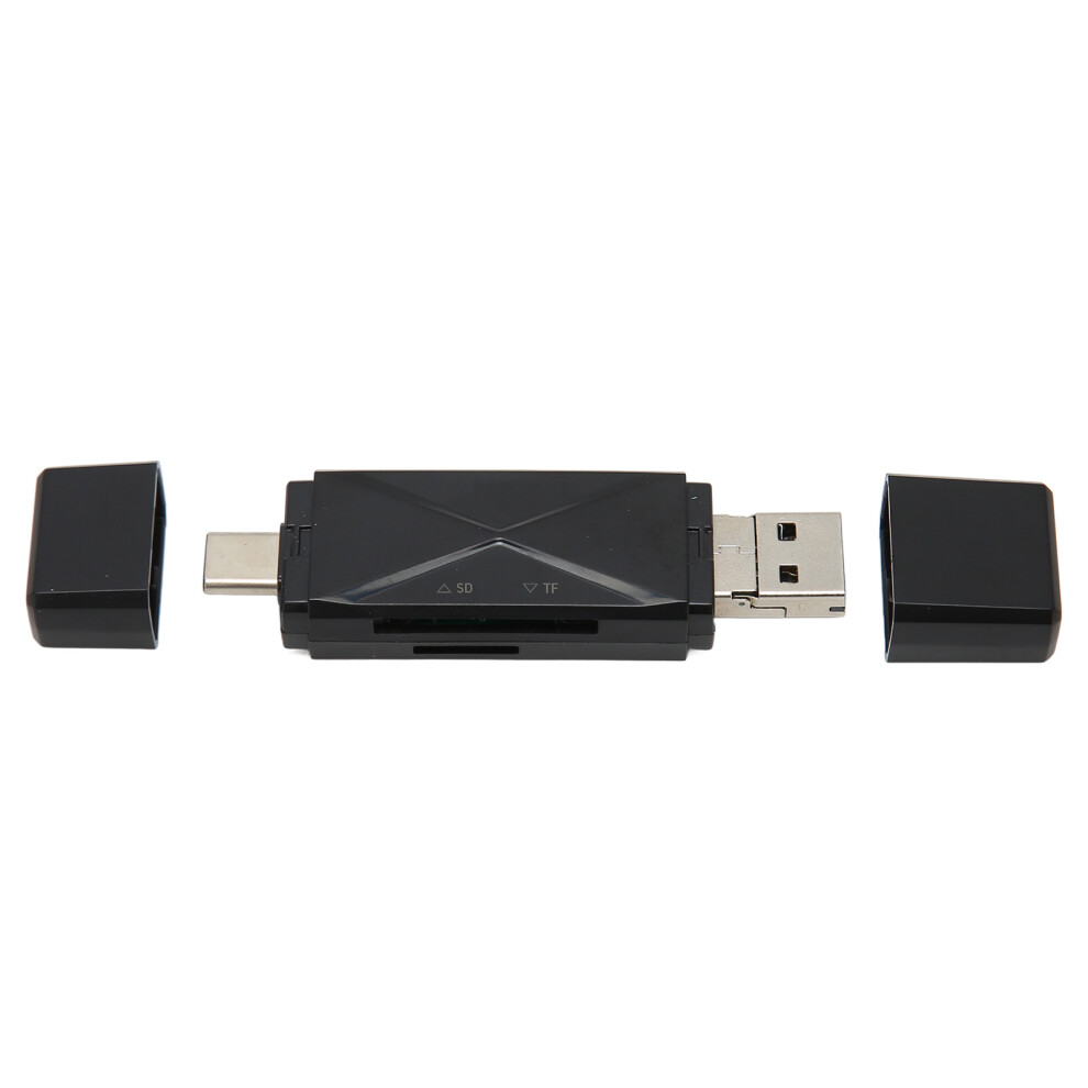 Reliable And Durable Portable Adapter, Micro Sd Card Reader For Lightning Devices Fast Transfer Dual Slot Storage Card Reader With Usb A, Micro Usb, U 9147006842782