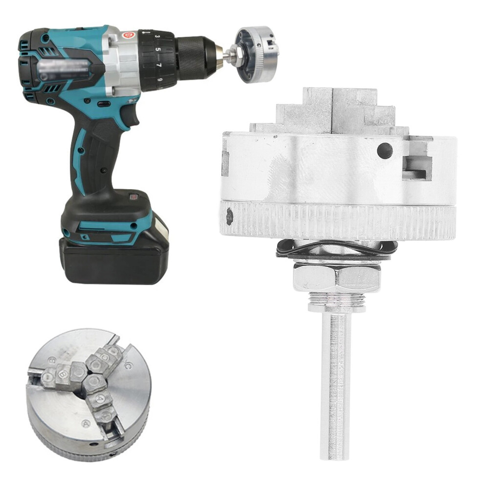 Aluminum Alloy 3 Jaw Lathe Chuck Set 10Â35Mm With M12x1 Connector 5021370640318