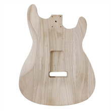 Polished Maple Electric Guitar Body Barrel, Unfinished, 43mm Thick