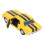 Retro Car Model 1/32 Scale Alloy Toy with Open Doors, Yellow 5