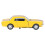 Retro Car Model 1/32 Scale Alloy Toy with Open Doors, Yellow 3