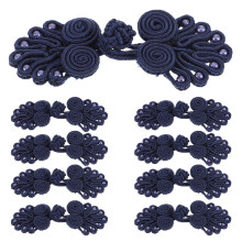 30Paare Dunkelblaue Siebenperlen Knotenknöpfe Für Hochzeitskleider
