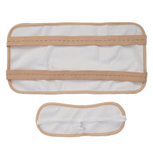 Wiederverwendbare Rizinusöl-Packung für Taille und Nacken, Hautfarbe, aus Acrylfasern