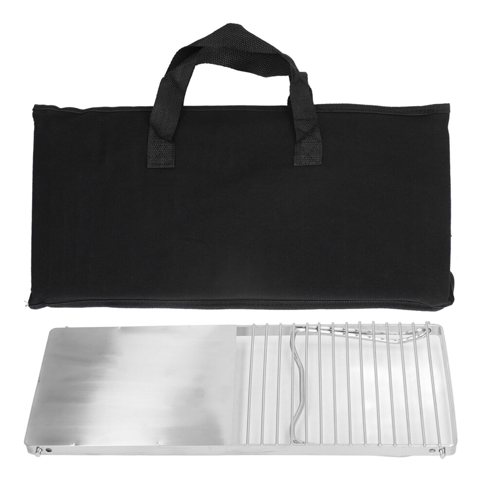 Grill Tool Storage Bag For Outdoor Camping, Bbq Tool Bag With Large Capacity Oxford Cloth Fabric Waterproof Surface Foldable Design Easy To Carry Mult 9463374407966