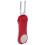Lightweight Golf Pitchfork with Retractable Design and Marker - Red 4