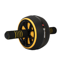 Ruota addominale per allenamento del core, ampia ruota addominale con maniglie antiscivolo e texture antiscivolo resistente all'usura, rullo