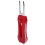 Lightweight Golf Pitchfork with Retractable Design and Marker - Red 1