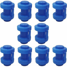 Trampoline Safety Net Pole Caps, Trampoline Enclosure Pole Caps Reinforced Design Secure Fit for Safety Net Fixing, Durable PP End Caps for Garden Yar