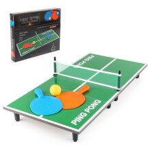 Kompakt bordtennisset, bärbart bordtennisset för inomhus- och utomhuslek, passar de flesta bord, resevänligt för enkel förvaring och transport