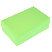 Eva Foam Yoga Blocks for Stability & Balance, Lightweight Non-Slip Support for Yoga Poses & Workouts, Bevelled Edges for Enhanced Grip, Green, Set of