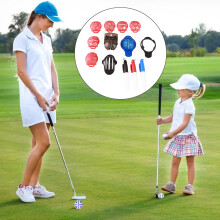 12 Stück Golfballmarkierer & Ausrichtungsset, 6 Ballführungshilfen, 3 Stiftfarben