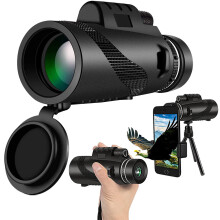 Telescopio monoculare ad alta potenza, monoculare ad alta definizione con ingrandimento 80x100 per birdwatching, escursionismo, campeggio e altre