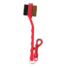 Effortless Golf Club Maintenance With Our Groove Cleaner, Featuring A Dual Bristle Design And Ergonomic Non-Slip Handle