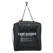 Portable Solar Heating Shower Bag, Solar Shower Bag for Camping 10 Gallons/40L with Removable Hose and On-Off Switchable Shower Head, Camping Accessor