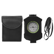 Outdoor Adventure Navigation: Thermometer Integrated Military Grade Compass, Powerful Functionality In Waterproof Zinc Alloy Frame, Precision