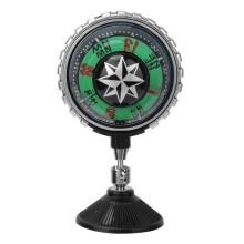 Adjustable Compass Ball for Car and Boat, Navigation Tool with Bright Printing Color, Sturdy Dashboard Compass with Suction Cup Mount