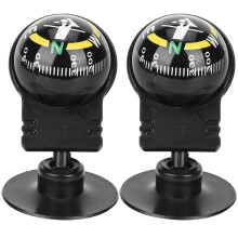 Dash Mount Navigation Tool for Automotive Direction Guide, Universal Car Accessory with Adjustable Compass Ball for Convenient and Practical