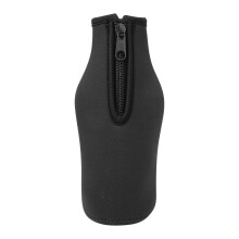 Neoprene Beer Bottle Cooler, Zip-up Insulated Bottle Sleeve Keeps Your Drinks Cold And Hands Warm, Reusable Beverage Koozie For 12Oz Bottles, Perfect