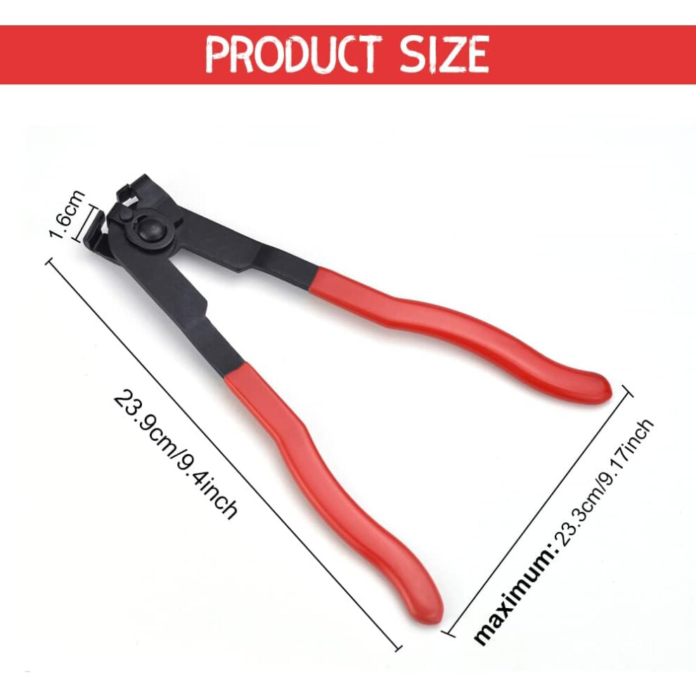 Professional Banding Crimper, High Quality Steel Cv Boot Clamp Pliers For Universal Fit Ear Clamp Banding Tool, Suitable For Installing Clamps On 9169997208880