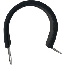 Collier de serrage de haute qualité, robuste et résistant, en acier inoxydable isolé et muni d'un coussinet en caoutchouc pour une installation