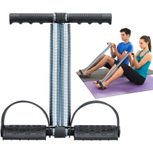 Sit Up-hjälpmedel för magträning, träningsutrustning för hela kroppen styrketräningsutrustning med ergonomisk fotpedal, justerbart