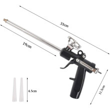 Professionele kitapplicator voor nauwkeurige controle, kitgereedschap met trekker, aluminiumlegering + TPE, ideaal voor balkondeuren en -ramen,