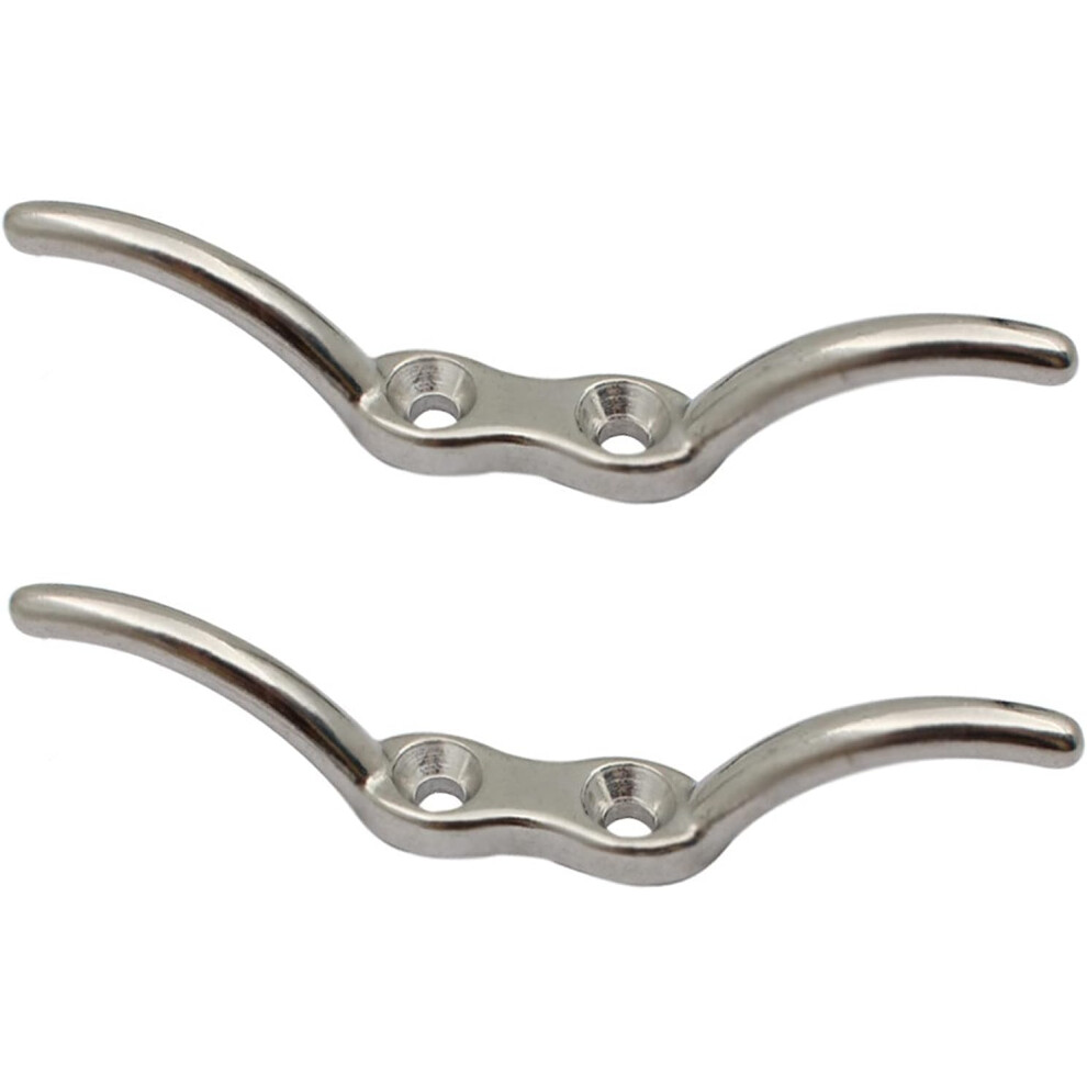Anti-Uv Smooth Surface Rope Cleat, Stainless Steel 316 Exterior Applications, Heavy Duty Cleats Resistant To Rust, For Repairing School Masts And 9173940391970