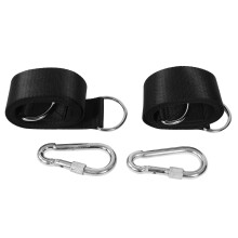 Portable Fitness Accessory, Nylon Hanging Bar Pulley Kit for Versatile Exercise
