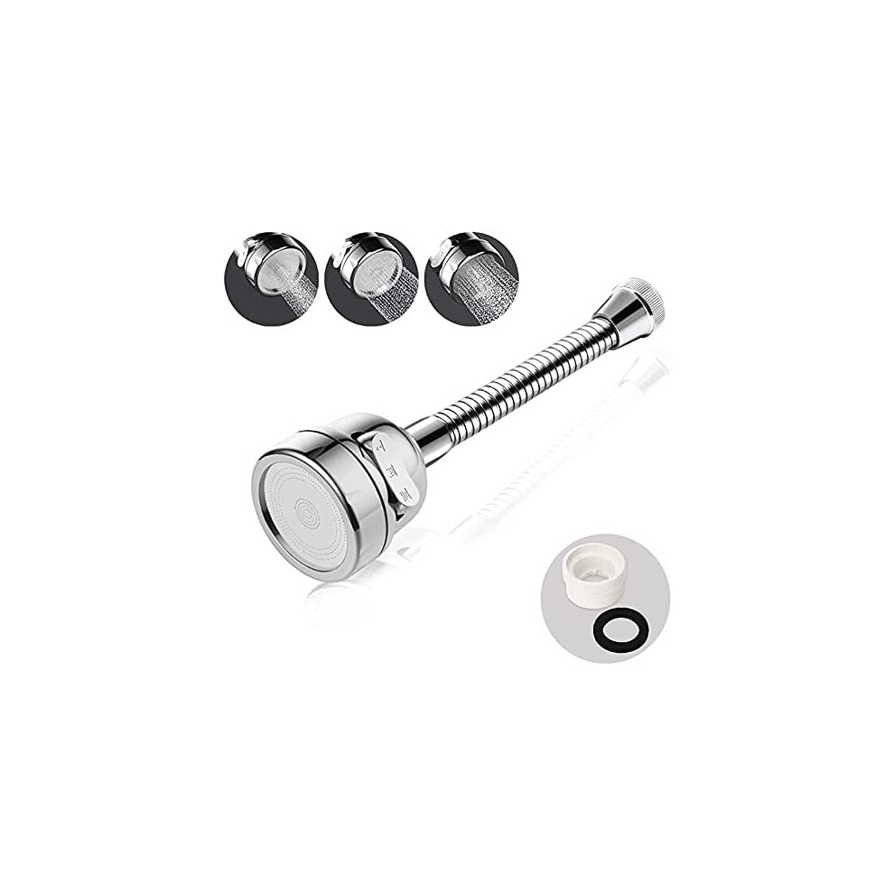 Anti-Splash High Pressure Booster, Dual-Function Faucet Nozzle, Easy To Install Without Tools, Ideal For Kitchen Sink Cleaning 9340959604067