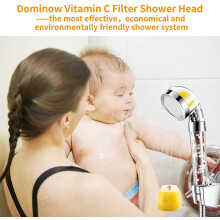 Migliora la tua esperienza sotto la doccia, filtro doccia universale con vitamina C, soffione doccia, favorisce la produzione di collagene e minerali