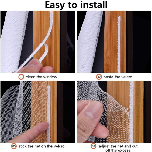 Effortless Window Upgrades, Transparent Mesh for Unobstructed Views and Protection 1