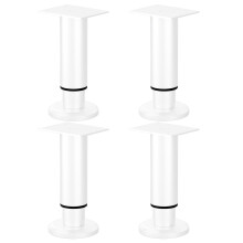 4 Stück Möbelfüße aus kaltgewalztem Stahl, Upgrades-25 bis 42 cm
