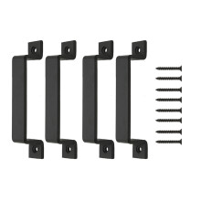 2/4Pcs Sliding Barn Door Handle Iron Drawers Long Handle-4pcs
