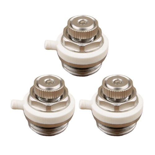 3Pcs Automatic Bleed Valves 1/2inch 3/4inch Bleed Plug-DN15