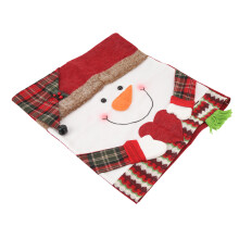 Xmas Esstischstuhlbezüge Schneemann Xmas Dekoration Rutschfest Einfach Passend Weiche Stoffe