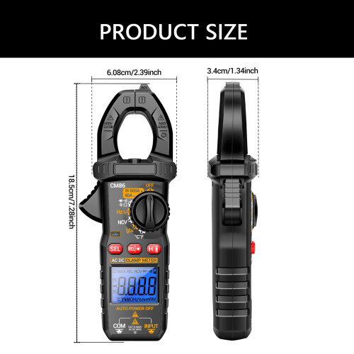 Zuverlässiges Zangenmultimeter mit automatischen 2