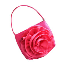 Elegante Abend-Clutch mit Kette für Damen, stilvolle-Hot Pink