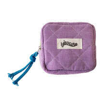Mini-Kosmetiktasche, Kosmetiktasche, kleine Make-up-Tasche-Lila