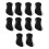 10 PCS Golf Iron Head Covers Set, Black, Durable Neoprene Protection 2