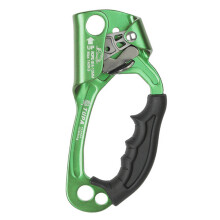 Rock Climbing Ascender, Multi-Hole Design High Strength Aluminum Alloy Ascender for 8-13MM Rope, with Ergonomic Rubber Handle for Ice Climbing Arboris
