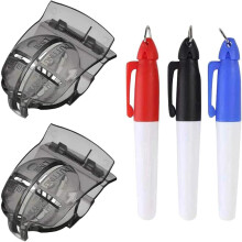 Golf Ball Markers Set Alignment Tool Line Marker Tool For Putting Practice Golf Accessories Premium Plastic Portable Golf Ball Drawing Template